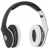 Наушники с микрофоном (гарнитура) DEFENDER FREEMOTION B525, Bluetooth, беспроводные, черные с белым, 63525