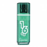 Флеш-диск 16 GB, SMARTBUY Glossy, USB 2.0, зеленый, SB16GBGS-G Флеш-диск 16 GB, SMARTBUY Glossy, USB 2.0, зеленый, SB16GBGS-G