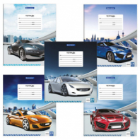 Тетрадь 24 л. BRAUBERG, клетка, обложка картон, DRIVE CAR, 403005 Тетрадь 24 л. BRAUBERG, клетка, обложка картон, DRIVE CAR, 403005