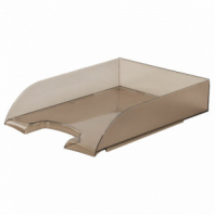 Лоток горизонтальный для бумаг BRAUBERG "Office style", 320х245х65 мм, тонированный серый, 237289 Лоток горизонтальный для бумаг BRAUBERG "Office style", 320х245х65 мм, тонированный серый, 237289