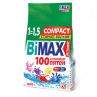Стиральный порошок-автомат 6 кг, BIMAX "100 пятен" (Нэфис Косметикс), 506-1 Стиральный порошок-автомат 6 кг, BIMAX "100 пятен" (Нэфис Косметикс), 506-1