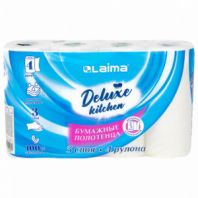 Полотенца бумажные 3-слойные, 4 рулона по 11 м (отрыв 1/2 листа), LAIMA Deluxe, 100% целлюлоза, 115400 Полотенца бумажные 3-слойные, 4 рулона по 11 м (отрыв 1/2 листа), LAIMA Deluxe, 100% целлюлоза, 115400