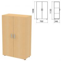 Шкаф закрытый "Канц", 700х350х1130 мм, цвет бук невский (КОМПЛЕКТ) Шкаф закрытый "Канц", 700х350х1130 мм, цвет бук невский (КОМПЛЕКТ)