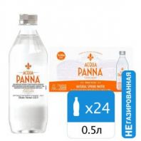 Вода негазированная минеральная ACQUA PANNA, 0,5 л, ИТАЛИЯ, УТ-00003649 Вода негазированная минеральная ACQUA PANNA, 0,5 л, ИТАЛИЯ, УТ-00003649