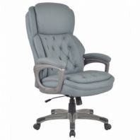 Кресло BRABIX PREMIUM "Regal EX-557", НАГРУЗКА до 150 кг, пружинный блок, экокожа, серое, 532946 Кресло BRABIX PREMIUM "Regal EX-557", НАГРУЗКА до 150 кг, пружинный блок, экокожа, серое, 532946