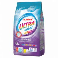 Стиральный порошок автомат 6 кг, LAIMA ULTRA Color, УЛУЧШЕННАЯ ФОРМУЛА, 60 стирок, универсальный, 608538 Стиральный порошок автомат 6 кг, LAIMA ULTRA Color, УЛУЧШЕННАЯ ФОРМУЛА, 60 стирок, универсальный, 608538