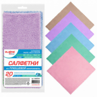 Салфетки из МИКРОФИБРЫ ПЛЮШЕВОЙ 30х30 см, КОМПЛЕКТ 20 шт., PASTEL, ассорти, 250 г/м2, LAIMA HOME, 608444 Салфетки из МИКРОФИБРЫ ПЛЮШЕВОЙ 30х30 см, КОМПЛЕКТ 20 шт., PASTEL, ассорти, 250 г/м2, LAIMA HOME, 608444