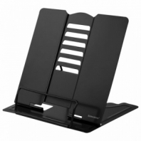 Подставка для книг и учебников большая BRAUBERG, Black, регулируемый наклон, металлическая, 238057 Подставка для книг и учебников большая BRAUBERG, Black, регулируемый наклон, металлическая, 238057