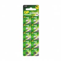 Батарейка GP Alkaline (отрывной блок), A76 (G13, LR44), алкалиновая, 1 шт., блистер, A76FRA-2C10 Батарейка GP Alkaline (отрывной блок), A76 (G13, LR44), алкалиновая, 1 шт., блистер, A76FRA-2C10