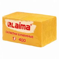 Салфетки бумажные 400 шт., 24х24 см, "Big Pack", жёлтые, 100% целлюлоза, LAIMA, 114726 Салфетки бумажные 400 шт., 24х24 см, "Big Pack", жёлтые, 100% целлюлоза, LAIMA, 114726