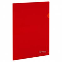 Папка-уголок жесткая А4, красная, 0,15 мм, BRAUBERG EXTRA, 271703 Папка-уголок жесткая А4, красная, 0,15 мм, BRAUBERG EXTRA, 271703
