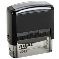 Оснастка для штампа, оттиск 58х22 мм, синий, TRODAT IDEAL 4913 P2, корпус черный, подушка, 125423 Оснастка для штампа, оттиск 58х22 мм, синий, TRODAT IDEAL 4913 P2, корпус черный, подушка, 125423