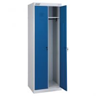 Шкаф металлический для одежды ШРК-22-800, двухсекционный, 1850х800х500 мм, 34 кг, разборный Шкаф металлический для одежды ШРК-22-800, двухсекционный, 1850х800х500 мм, 34 кг, разборный