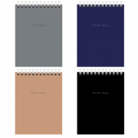 Блокнот МАЛЫЙ ФОРМАТ А6, 108х145 мм, 40 л., гребень, картон, клетка, BRAUBERG "Minimal Classic", 116428 Блокнот МАЛЫЙ ФОРМАТ А6, 108х145 мм, 40 л., гребень, картон, клетка, BRAUBERG "Minimal Classic", 116428