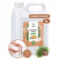 Мыло жидкое хозяйственное 5 кг, GRASS, с маслом кедра, 125581 Мыло жидкое хозяйственное 5 кг, GRASS, с маслом кедра, 125581