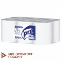 Полотенца бумажные рулонные 150 м, PROtissue (H1) PREMIUM, 2-слойные, белые, КОМПЛЕКТ 6 рулонов, С222 Полотенца бумажные рулонные 150 м, PROtissue (H1) PREMIUM, 2-слойные, белые, КОМПЛЕКТ 6 рулонов, С222