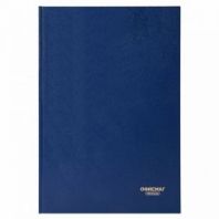 Книга учета 96 л., клетка, твердая, бумвинил, блок офсет, А4 200х290 мм, ОФИСМАГ, 130177
