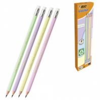 Карандаш чернографитный BIC, 1 шт., "Evolution Pastel", HB, с ластиком, корпус ассорти, 518306 Карандаш чернографитный BIC, 1 шт., "Evolution Pastel", HB, с ластиком, корпус ассорти, 518306